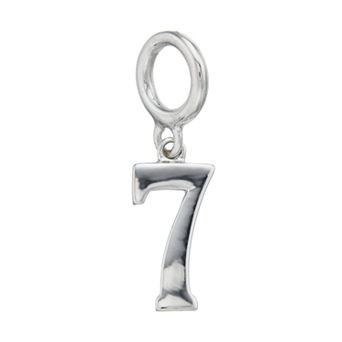 Lavish by TJM Sterling Silver Number Charm