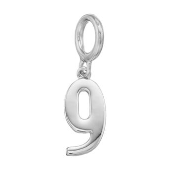 Lavish by TJM Sterling Silver Number Charm