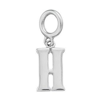 Lavish by TJM Sterling Silver Initial Letter Charm
