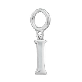 Lavish by TJM Sterling Silver Initial Letter Charm