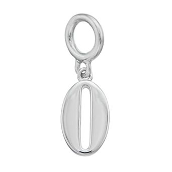 Lavish by TJM Sterling Silver Initial Letter Charm