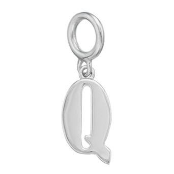 Lavish by TJM Sterling Silver Initial Letter Charm