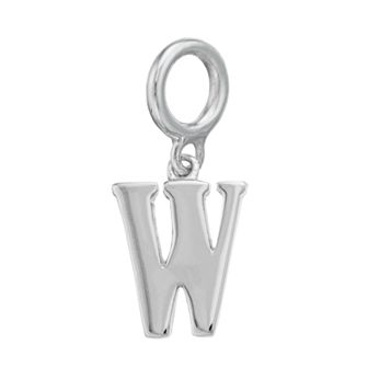Lavish by TJM Sterling Silver Initial Letter Charm