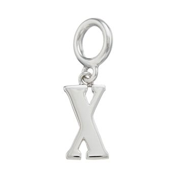 Lavish by TJM Sterling Silver Initial Letter Charm