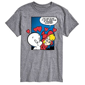 Big & Tall Casper Wendy Comic Panel Graphic Tee