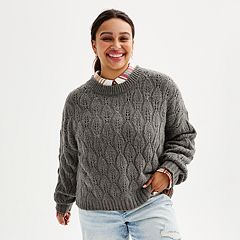 Kohls womens plus hot sale size sweaters