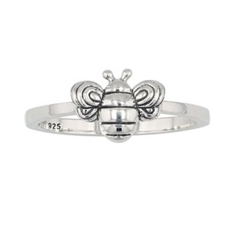 SIRI USA by TJM Sterling Silver Honey Bee Ring