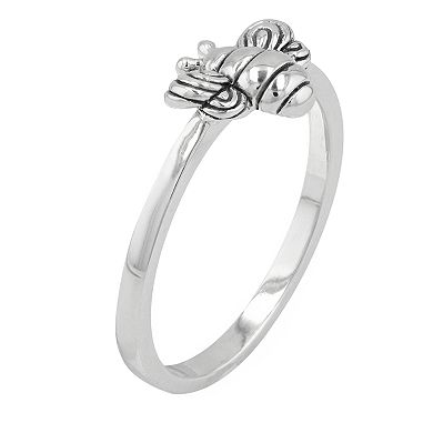 SIRI USA by TJM Sterling Silver Honey Bee Ring