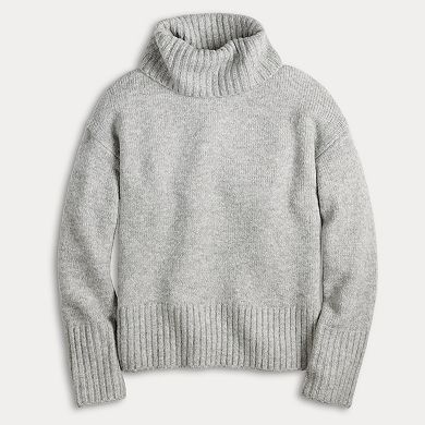 Juniors' SO® Oversized Turtleneck Sweater