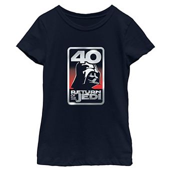 Girls 7-16 Star Wars: The Return Of The Jedi Fortieth Logo Graphic Tee