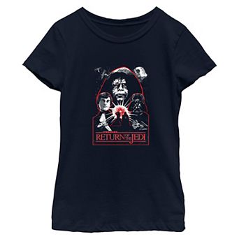 Girls 7-16 Star Wars: The Return Of The Jedi The Finale Of Trilogy Poster Graphic Tee