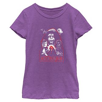 Girls 7-16 Star Wars: The Return Of The Jedi The Finale Of Trilogy Poster Graphic Tee