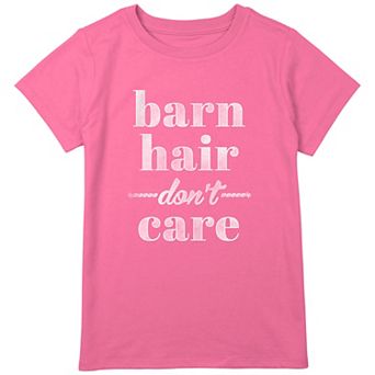 Girls 7-16 Plus Size Barn Girl Cowgirl Text Graphic Tee