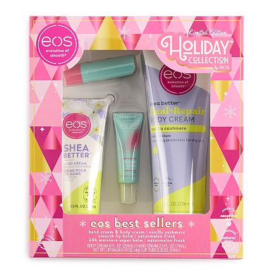 eos Limited Edition Holiday Collection Vanilla Cashmere Body Cream + Body Mist Gift Set