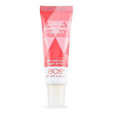 eos Limited Edition Holiday Collection- Candy Cane Swirl 24H Moisture Super Balms