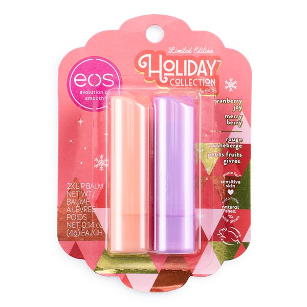 eos Limited Edition Holiday Collection Cranberry Joy & Merry Berry 2