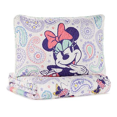 Disney's Minnie Paisley Quilt Set with Shams by The Big One®