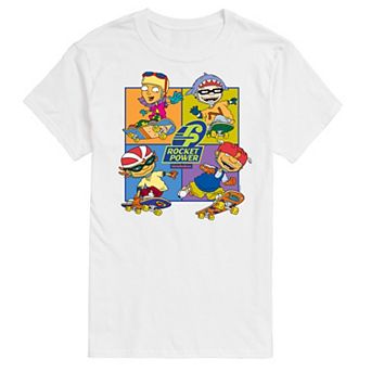 Big & Tall Nickelodeon Rugrats Rocket Power Grid Graphic Tee