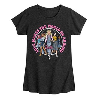 Girls 7-16 Barbie® Love Makes The World Go Around Graphic Tee