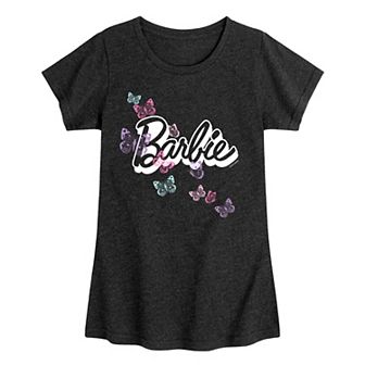 Girls 7-16 Barbie® Butterfly Logo Graphic Tee