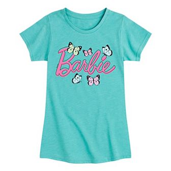 Girls 7-16 Barbie® Butterfly Logo Graphic Tee
