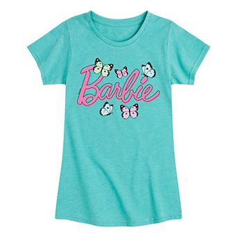 Girls 7-16 Barbie® Butterfly Logo Graphic Tee