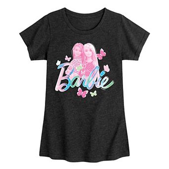 Girls 7-16 Barbie® Tie Dye Butterflies Graphic Tee