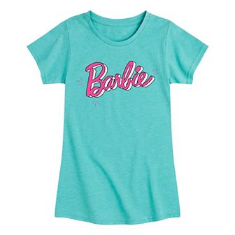 Girls 7-16 Barbie® Sketch Logo Graphic Tee