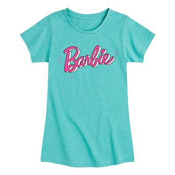 Girls 7-16 Barbie® Sketch Logo Graphic Tee