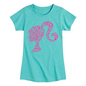 Girls 7-16 Barbie® Lifestyle Silhouette Fill Graphic Tee