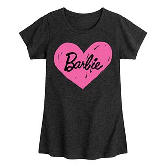 Girls 7-16 Barbie® Heart Logo Graphic Tee