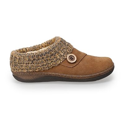 Clarks knit collar clog slipper store