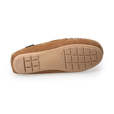 Clarks Women's Suede Moccasin Slippers