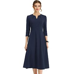 Kohls navy blue dress best sale