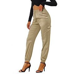 Agnes Orinda Women's Plus Size Drawstring Elastic Waist Cargo Pants with  Pockets Army Green 2X : : Clothing, Shoes & Accessories