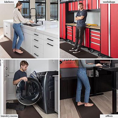 Zulay Kitchen Comfort Padded Anti-Fatigue Mat - 24" x 70"
