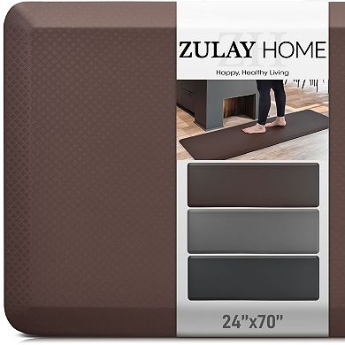 Zulay Kitchen Comfort Padded Anti-Fatigue Mat -  24" x 70"