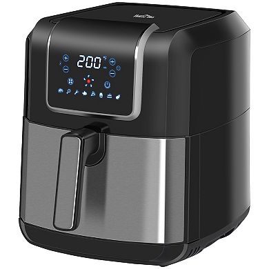 Air Fryer 1700w 6.9qt With Digital Display Timer For Oil Less Or Low Fat Cooking