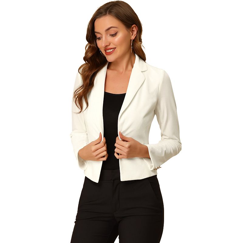 Womens white clearance blazer jacket