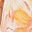Beige Orange Floral