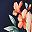 Deep Blue Floral