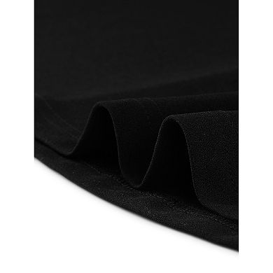 Elegant Dress For Women's Split Neck Wear To Work Sleeveless Dresses