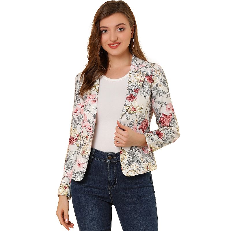 Printed blazer for clearance ladies