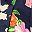Navy Blue Floral