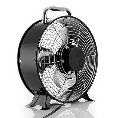 Vie Air 12 Inch High Velocity Dual Speed Retro Metal Drum Fan