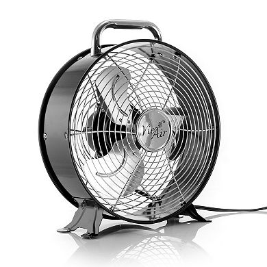 Vie Air 12 Inch High Velocity Dual Speed Retro Metal Drum Fan