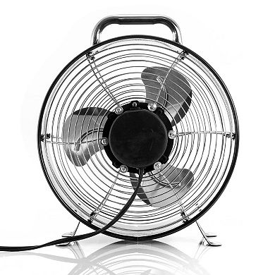 Vie Air 12 Inch High Velocity Dual Speed Retro Metal Drum Fan