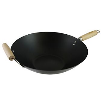 Oster Cocina Findley 13.7 in Carbon Steel Wok