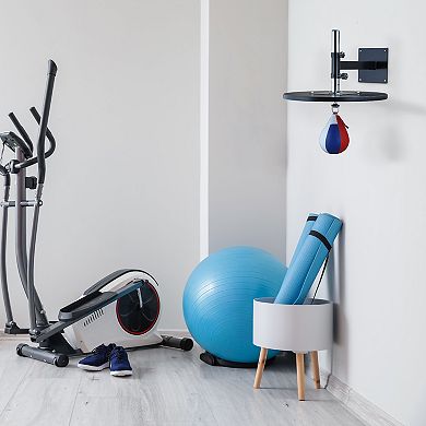 Soozier Speed Bag Platform Wall Mounted Speedball for Boxing MMA Workout Punching Bag Height Adjustable for Home Gym