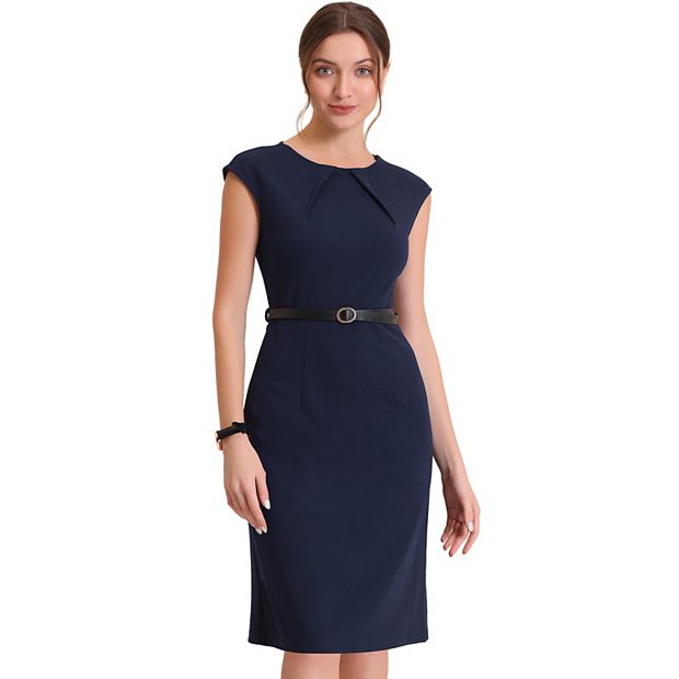 Belted 2024 work dress